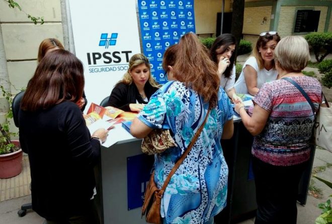 El Stand Informativo del IPSST visita Reparticiones Provinciales