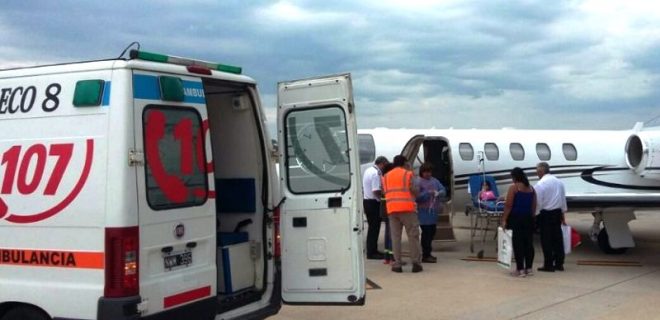 El IPSST Concretó Nuevos Traslados de Pacientes en Avión Sanitario