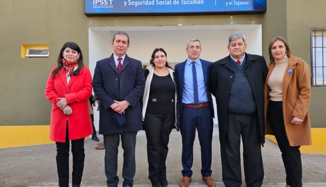 Inauguración de filial del IPSST en Benjamín Aráoz