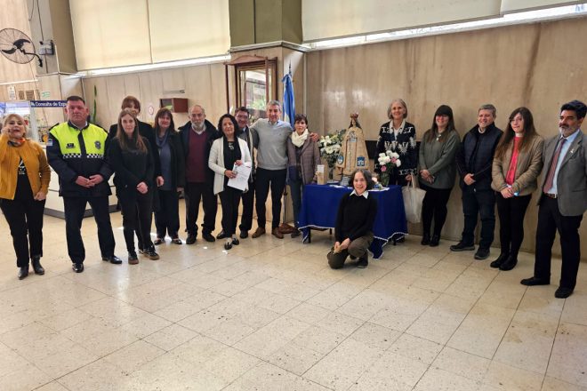 Tras 8 años, la imagen peregrina de la Virgen de la Merced visitó el IPSST