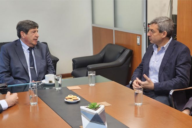 El Dr. Germán Gramajo se reunió con el vicepresidente primero de la Legislatura y  la intendenta de Alderetes