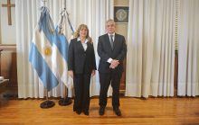 La interventora del IPSST mantuvo una reunión con el Presidente de la Corte Suprema de Justicia