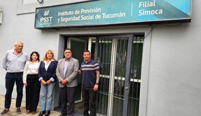 La interventora del IPSST recorrió filiales del interior tras las inundaciones registradas en la provincia