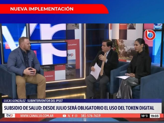 El subinterventor Lucas González brindó detalles sobre el Token de Seguridad en Canal 10
