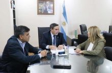 La interventora del IPSST mantuvo una reunión de trabajo con el ministro de Salud