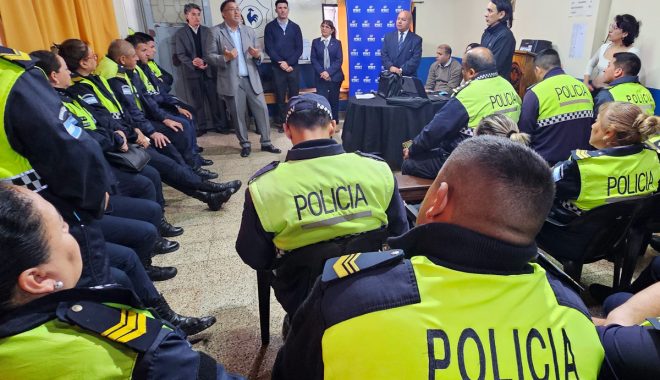 IPSST en Territorio: el Instituto brindó una jornada informativa al personal policial en Concepción